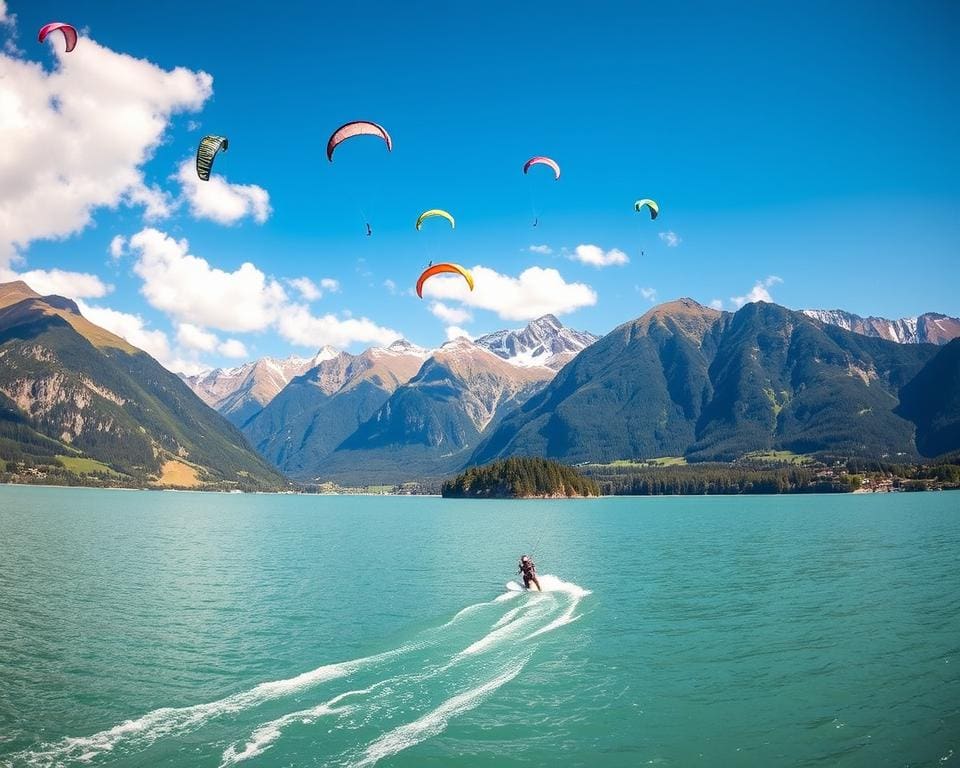 Kitesurfen Engadin