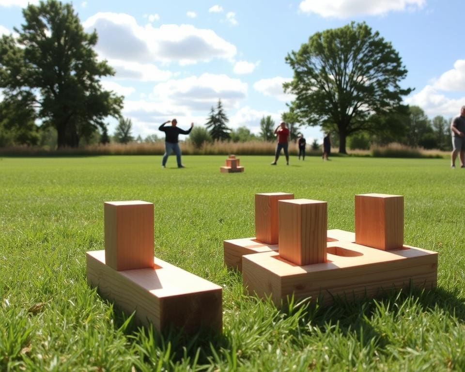 Kubb Wurfspiel