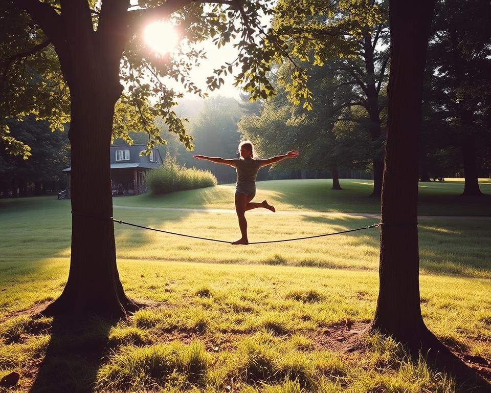 Slackline Nutzen für die Gesundheit