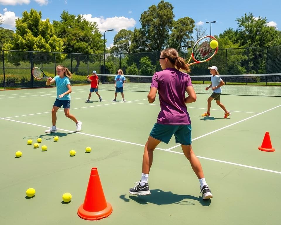 Tennisübungen für Anfänger