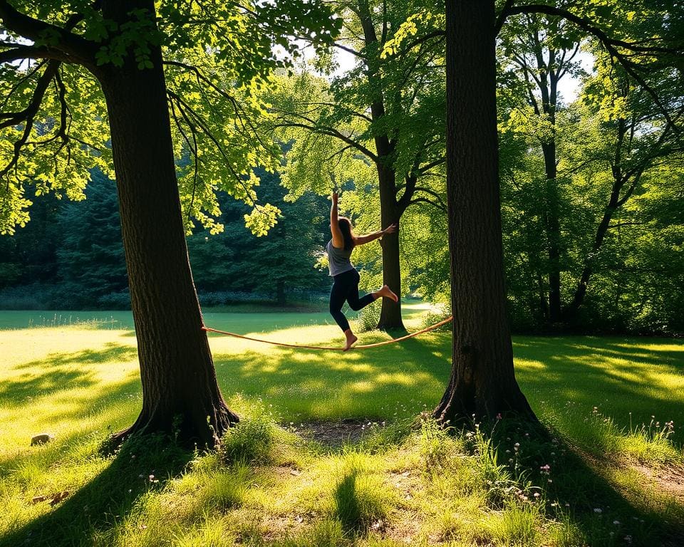 Was bringt Slackline für Balance und Fokus?