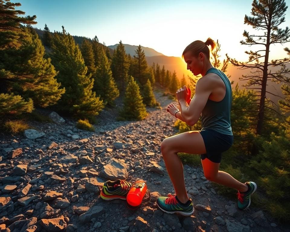 Wettkampfvorbereitung für Trailrunning-Rennen