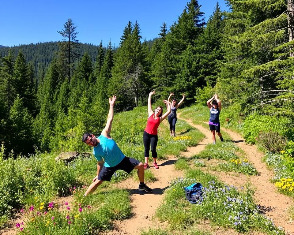 beliebte Stretching Übungen