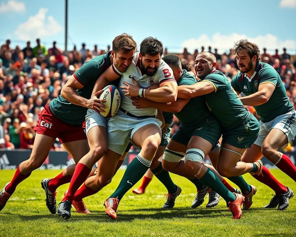 Ausdauer und körperliches Spiel im Rugby Union