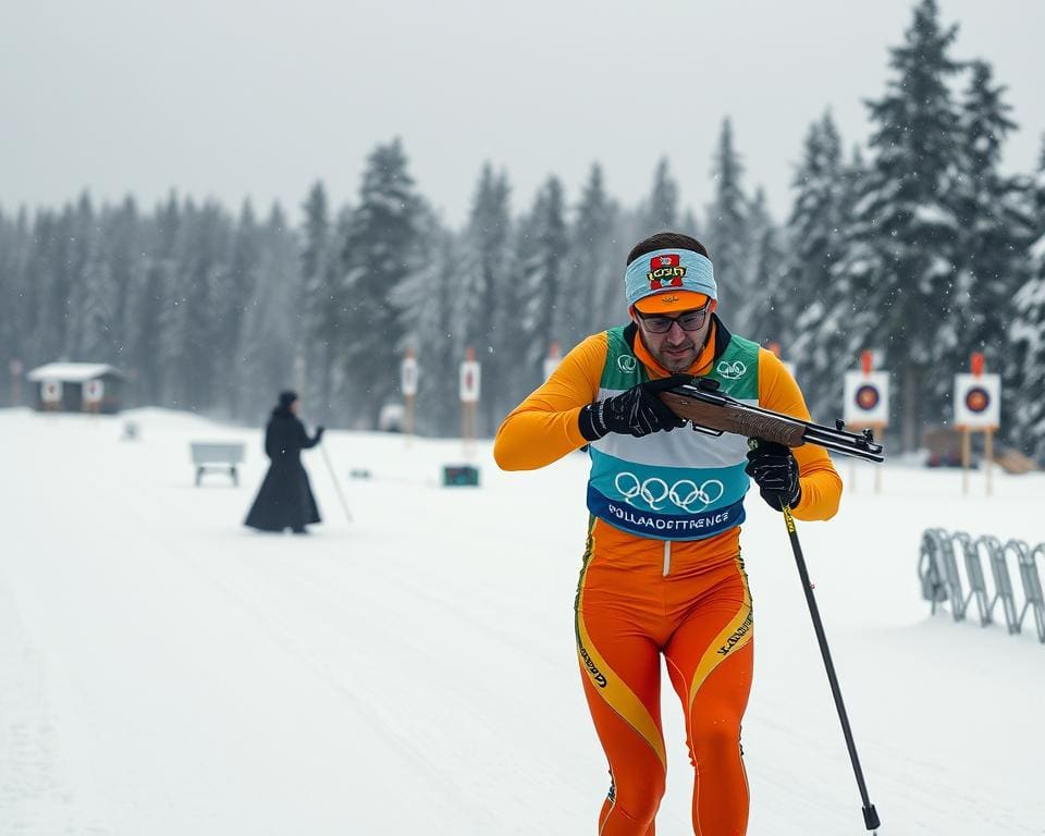 Biathlon: Kombination von Langlauf und Schießsport