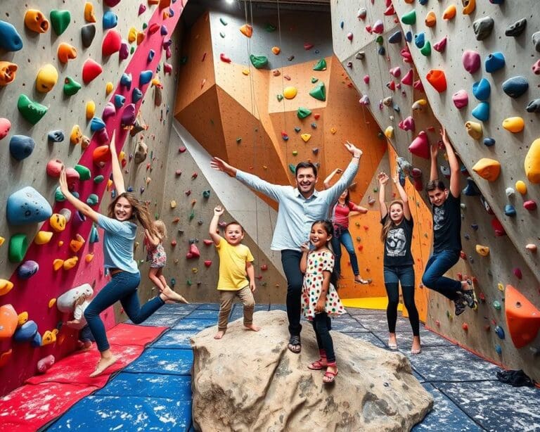 Bouldern für Familien: Uf was luege?