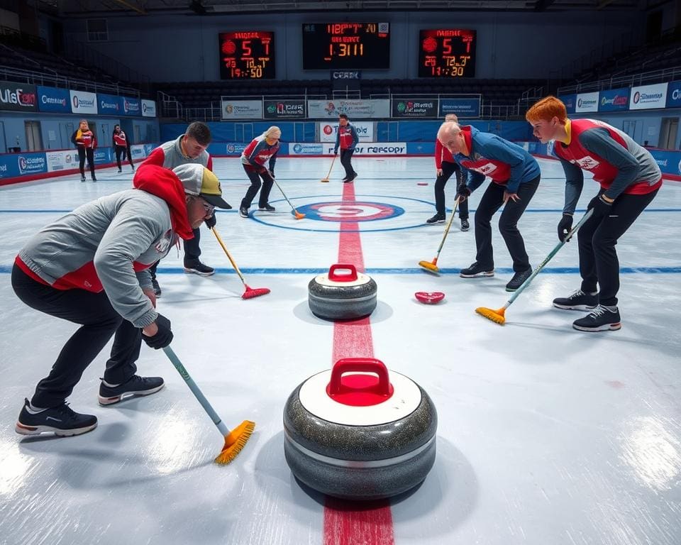 Curling Training und Strategien