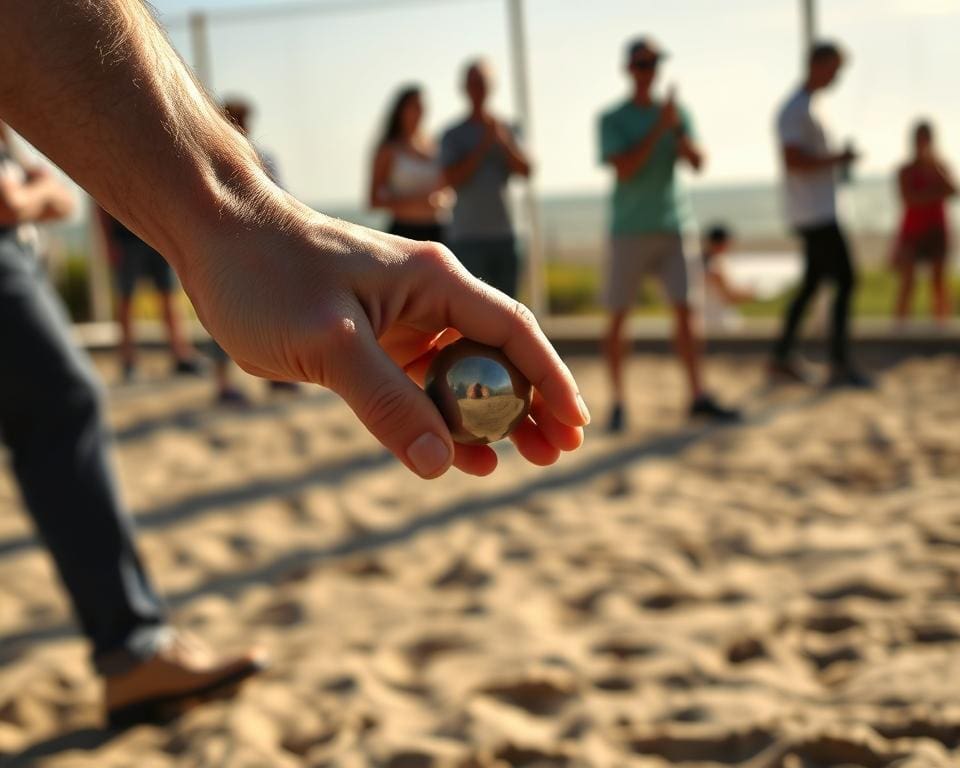 Petanque Wurftechnik