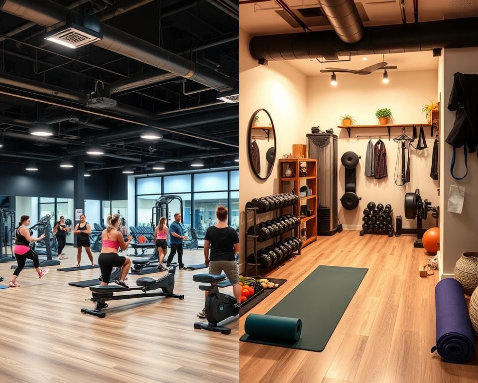 Fitnessstudio vs Homegym Vergleich