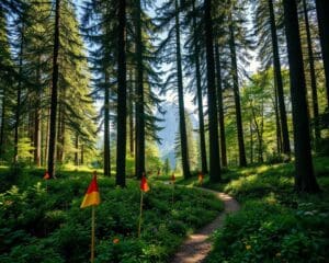 Orientierungslauf in de Schweizer Wälder